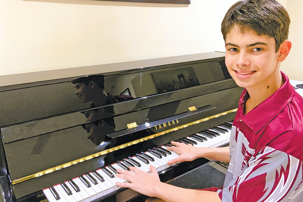 Atherton pianist and composer Jonathan Platz is creating music for entire orchestras at only 14 years old, with his songs inspired by the great Beethoven.
