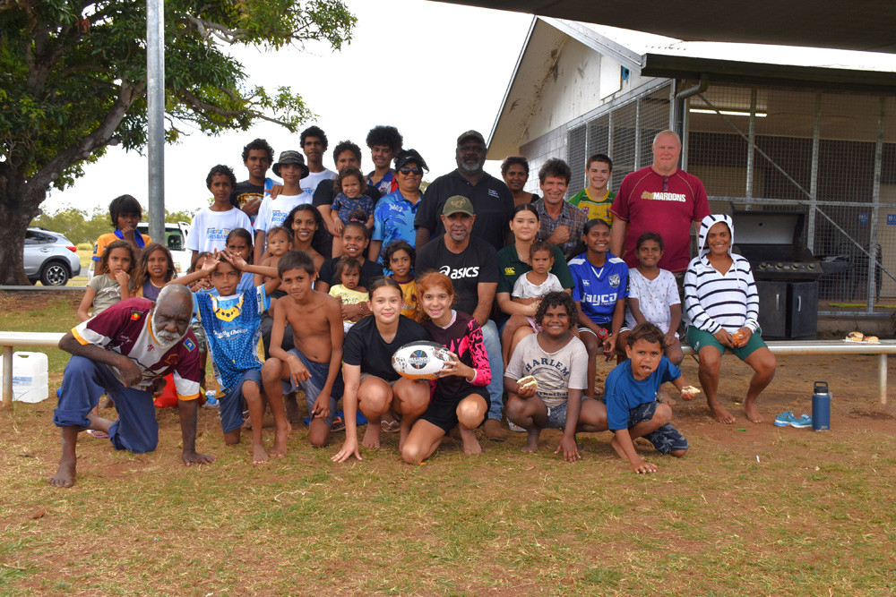 Over 80 kids and their families got together at Firth Park on Sunday for the Bungaru and Ngoombi Mareeba Community Touch Footy day.