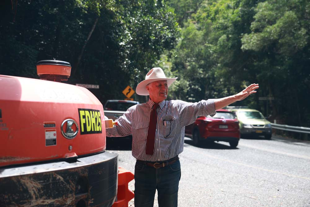 Member for Kennedy Bob Katter is on a mission to get his Bridle Track proposal across the line as the alternate route to Cairns.