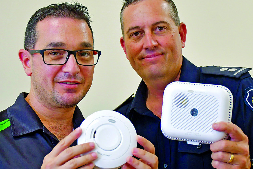 Main Street Real Estate’s Daimin Kochi and Atherton Fire officer Jason Ryan have reminded landlords across the Far North to update their fire alarms ahead of next year’s January 1 deadline.