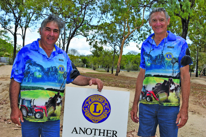 Mareeba Lions president Enrico Cabassi and secretary Terry Wallace are inviting the community to come along to the official opening of the rebuilt Mareeba BMX Park.