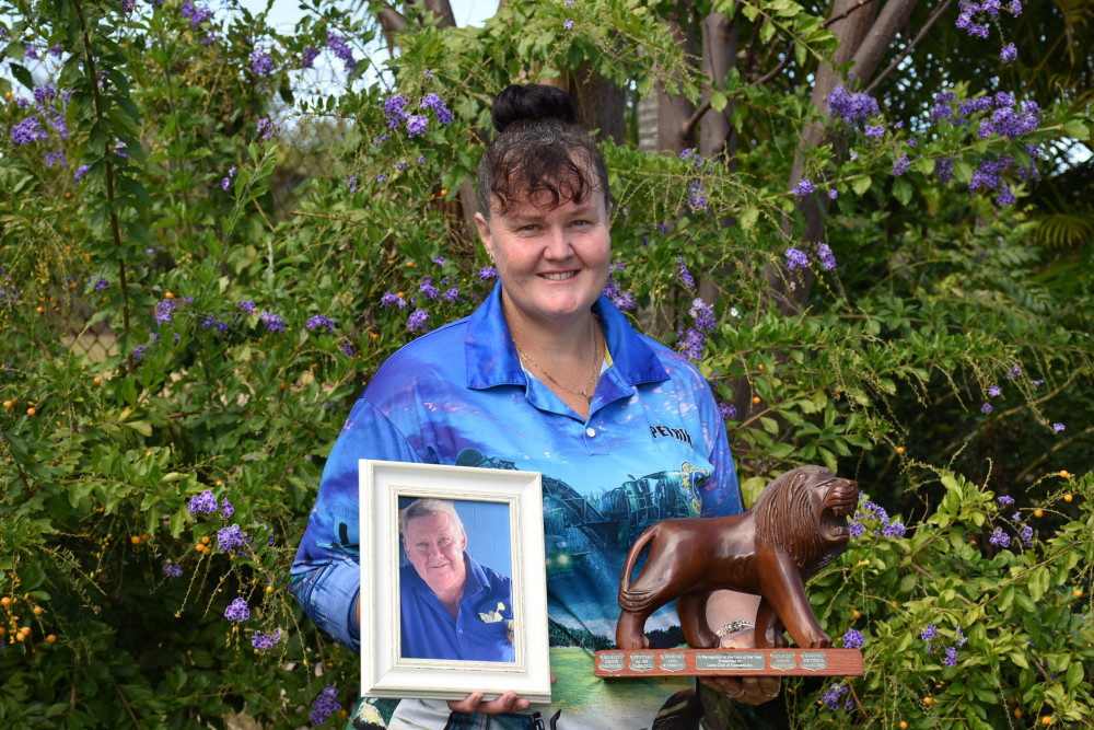 Mareeba’s Petrina Blain was recently crowned Mareeba Lion of the Year and says she wants to carry on the legacy established by her beloved late father Ian, who also made a proud contribution to the local Lions Club.