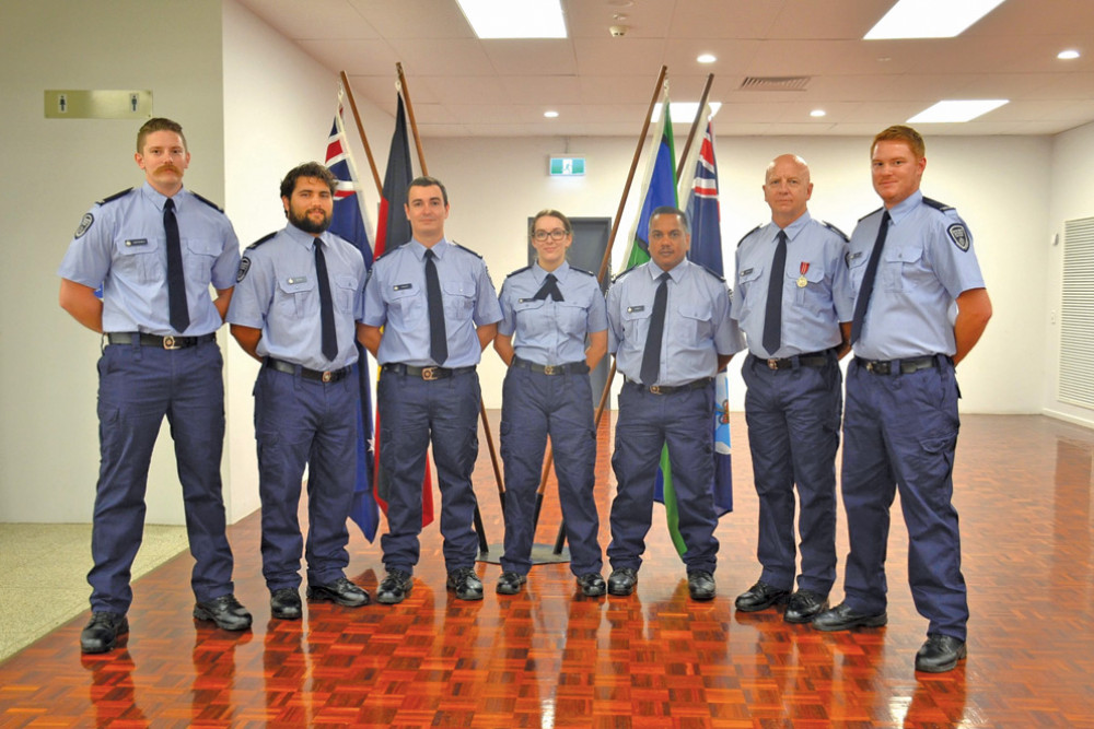 Lotus Glen’s newest CCO’s Christopher, Dillon, Lachlan, Alec, Darrin, Geoffrey and Jarryd.