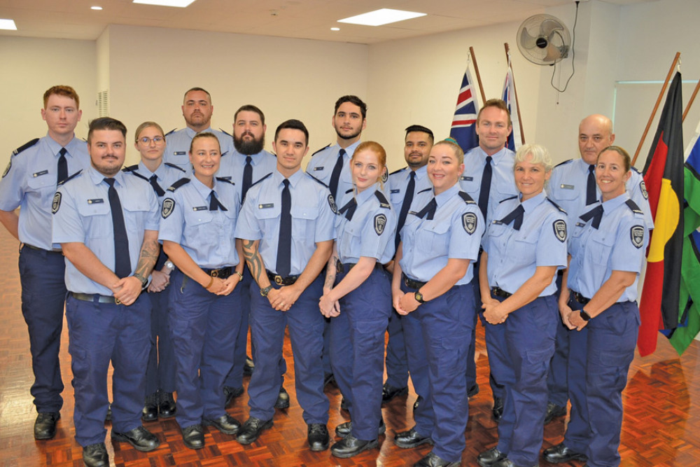The 16 graduate correctional officers who will start their new roles at Lotus Glen Correctional Facility