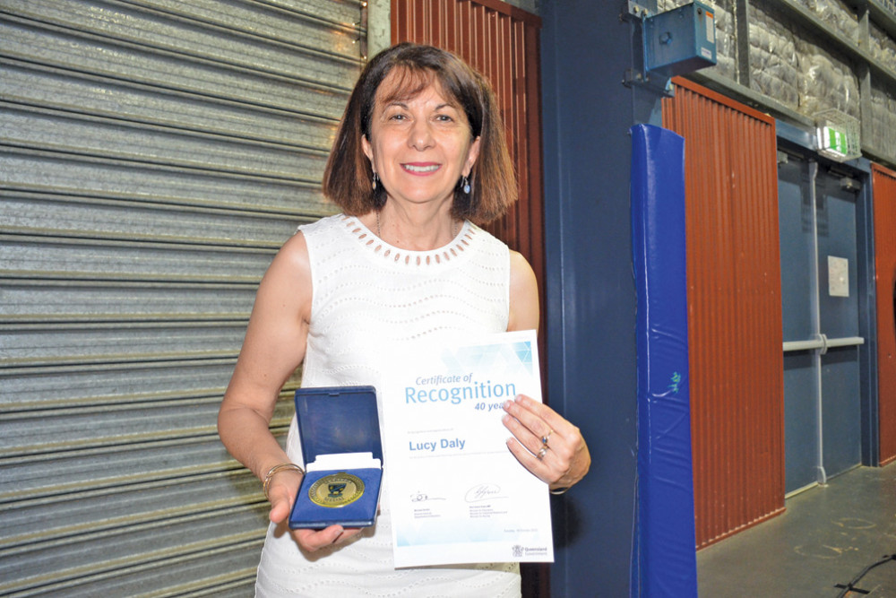 Mareeba State High School teacher librarian Lucy Daly has been recognised for her hard work and dedication to the profession with the Mareeba Medal.