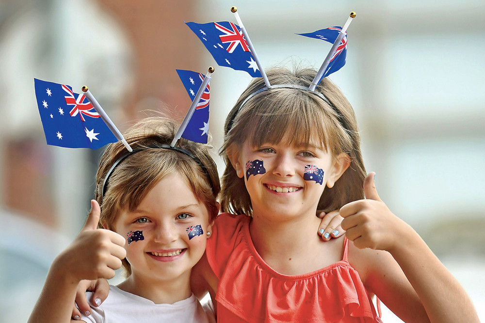 Sisters Charli and Tyrah Graham are ready to celebrate this Australia Day