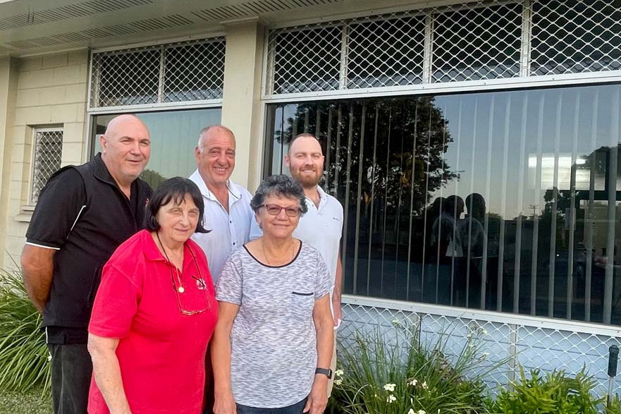 The Mareeba and Communities Family Healthcare board (back) Joe Moro, Ross Cardillo, Samuel Nastasi, (front) Cr Mary Graham and Betty Dickenson.