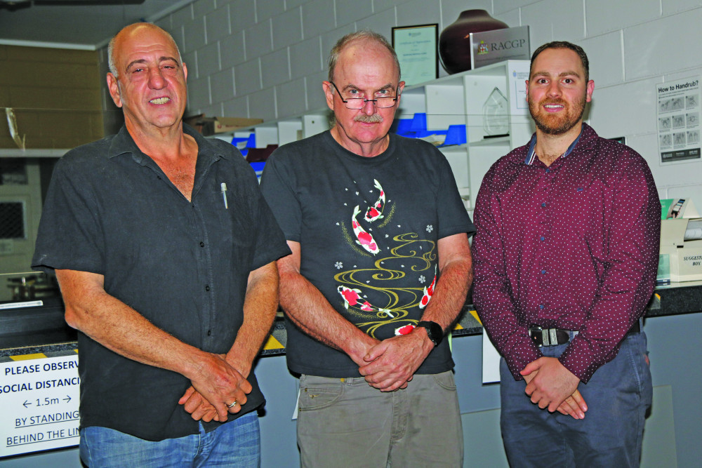 Mareeba and Communities Family Healthcare Board Chairman Ross Cardillo, together with Dr Grant Manypeney and Dr Samuel Nastasi are looking at ways to bring more health care options to the area.