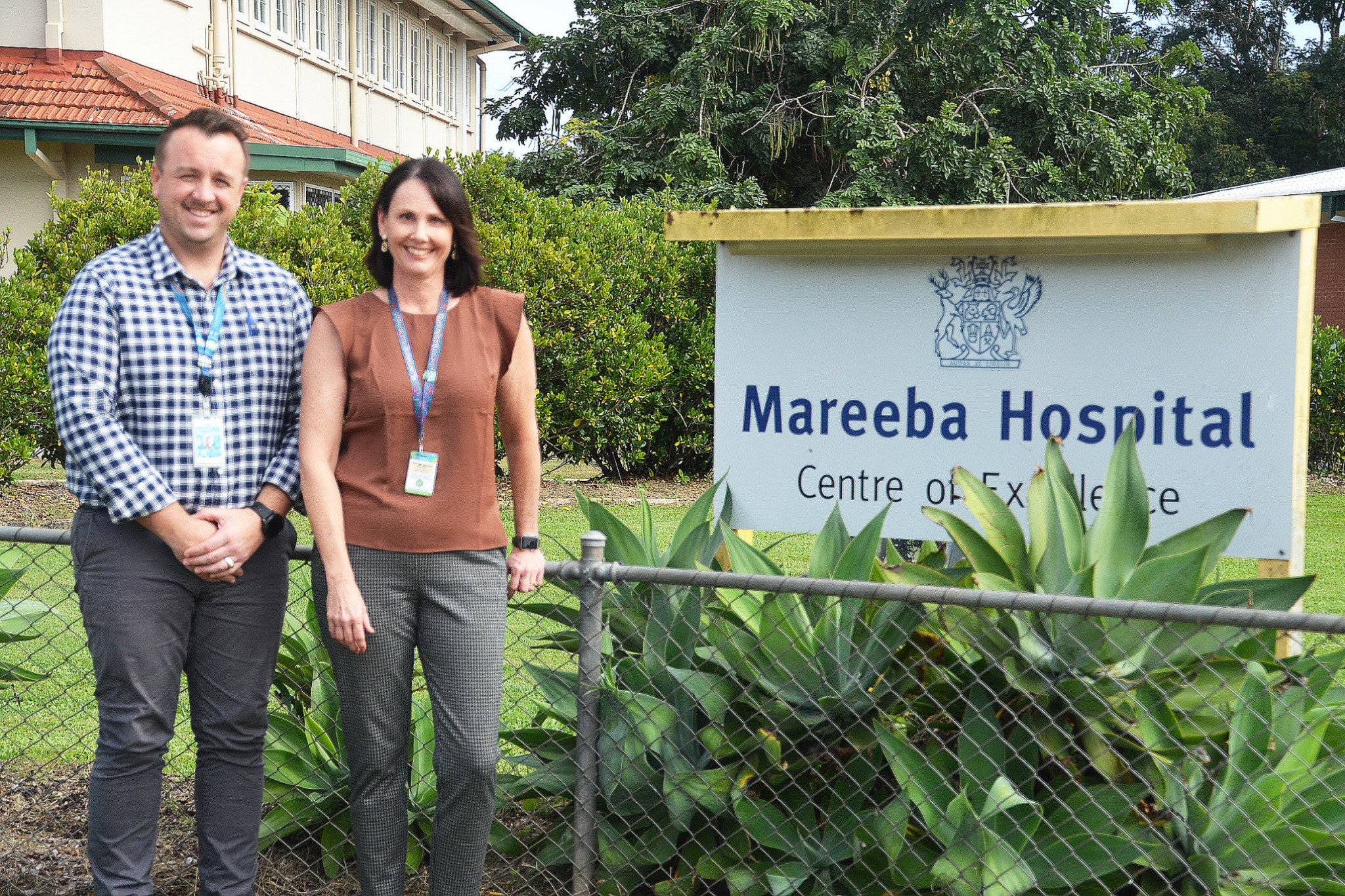 CHHHS ieMR project director Adrian Crabtree (left) and Mareeba Director of Nursing and Midwifery Michelle Bombardieri welcomed the rollout of the new digitised system.