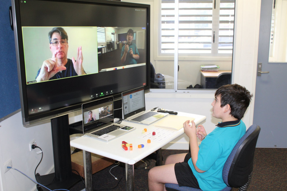 Ayden Mann from Mareeba State School will be featured in the QCT 2022 Calendar as a part of the “Connecting to the Deaf Community”