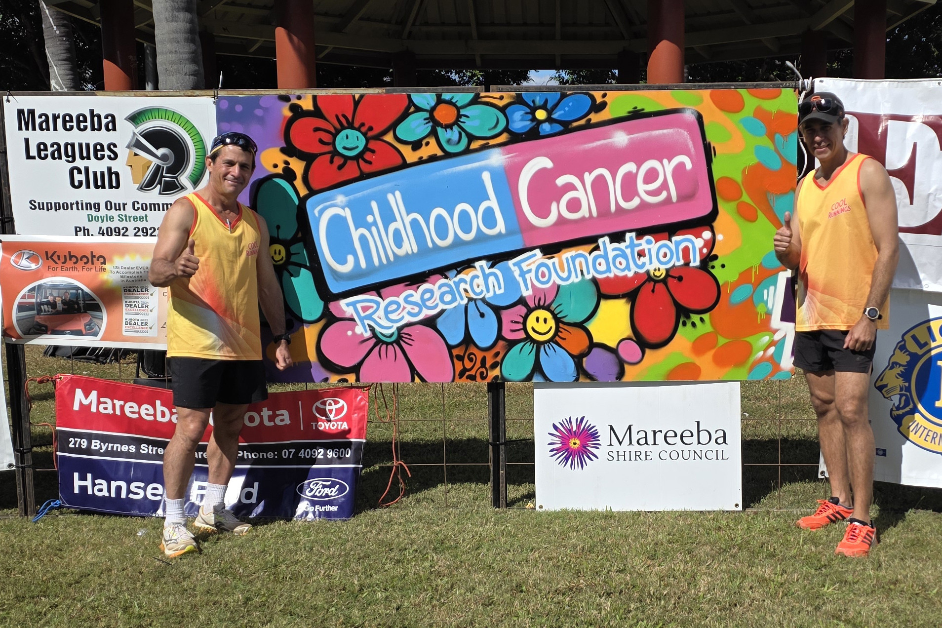 Cool Runnings celebrate winning the 2025 Mareeba Lions Family Fun Metrogaine.