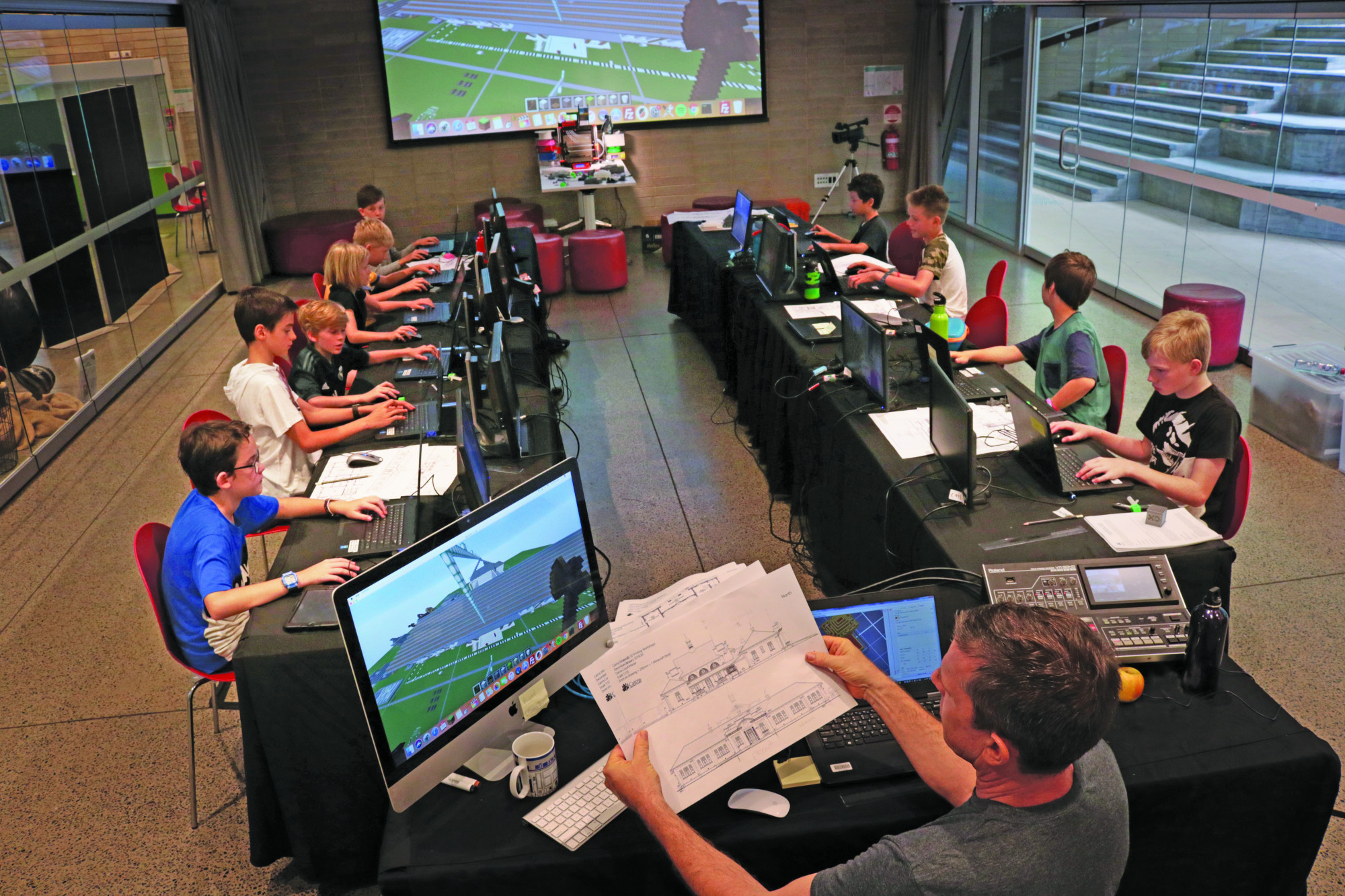 Passionate Minecraft enthusiasts from around the region took part in last year's workshops.