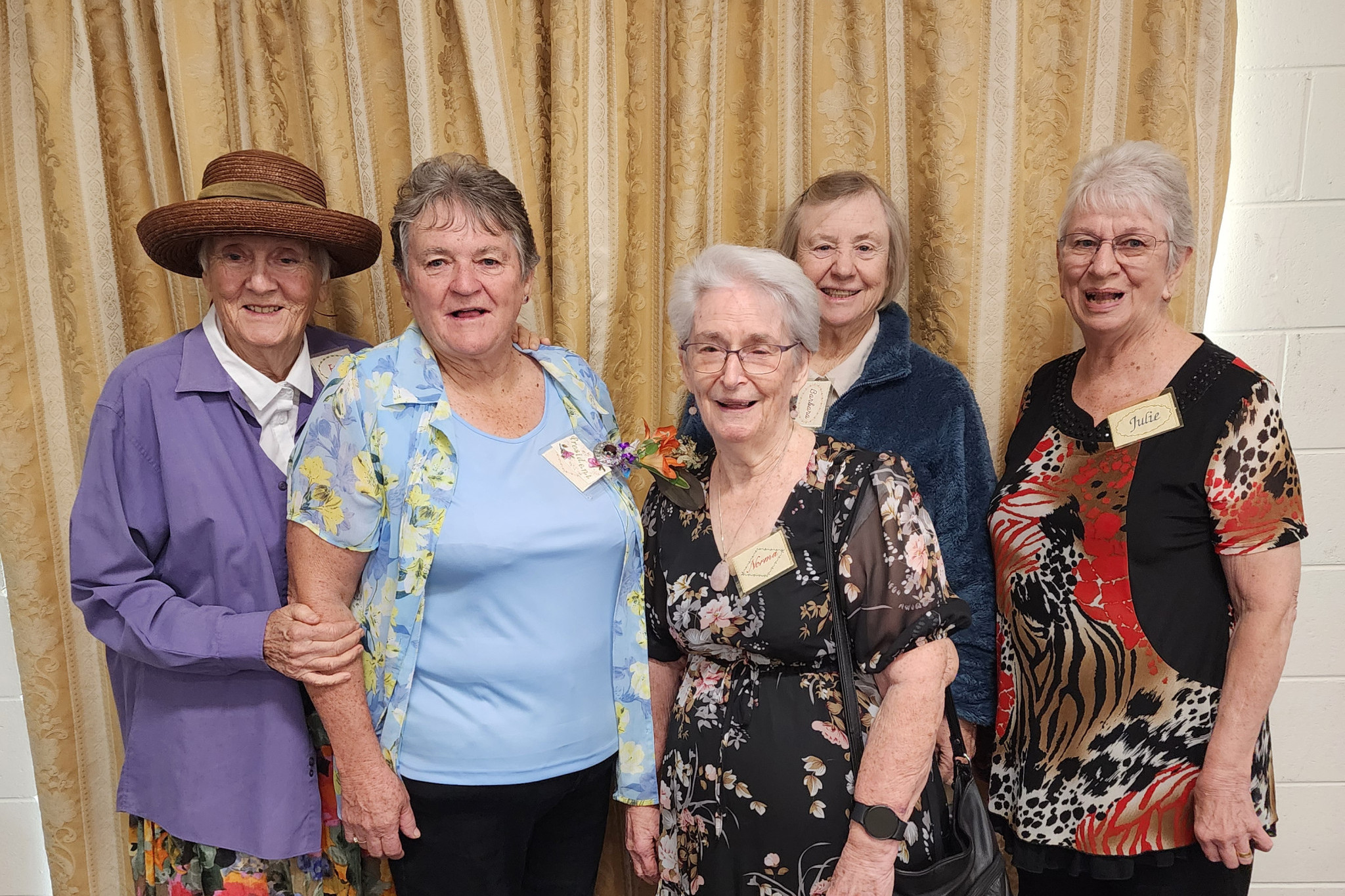 SWELL members Faye Riddell (left), Marlene Wellman, Norma Short, Barbara Lloyd, and Julie Grumley.