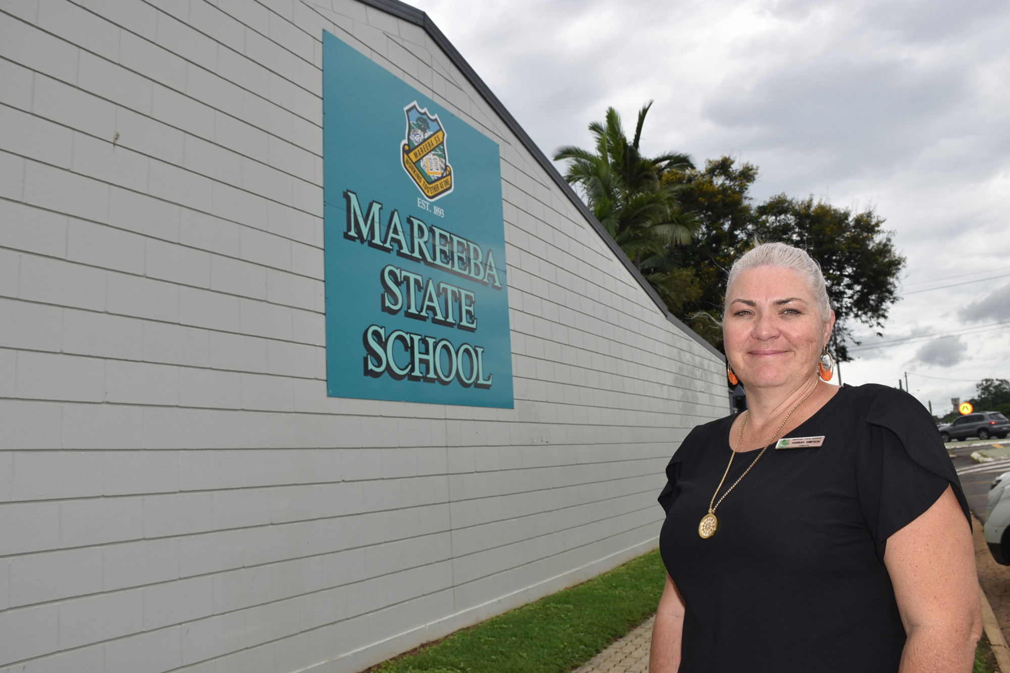 Mareeba State School Principal Hannah Simpson is excited for a mural to be done on the outside of the old school hall.