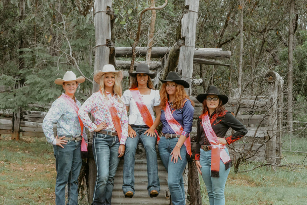 Last year’s Mt Garnet Rodeo Queen entrants. Photo: Lacey Burns Photography