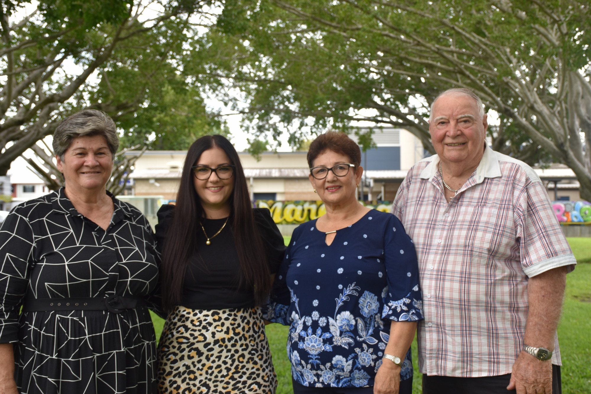 Sabrina Lianver, Jennifer Murat, Fitina Netou and Giuliano Cordenos are all looking forward to this year’s Mareeba Multicultural Festival in August.