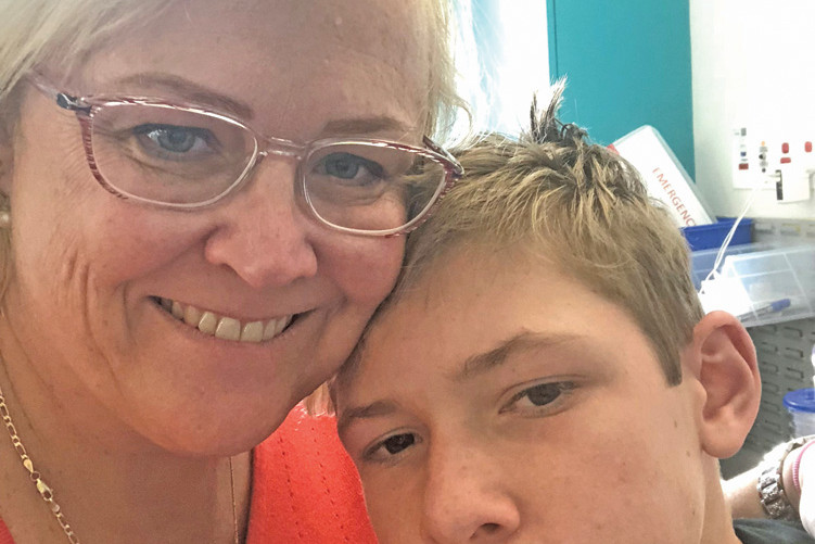 Nicola Baker and her son Jed, who has moyamoya, are encouraging people to nominate local heroes for the annual Stroke Awards.