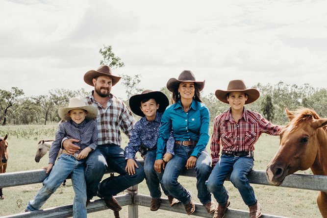 Mareeba “outback parents” Tency, David and their kids Vance, Wyatt and Clancy will be featured in this season of Parental Guidance
