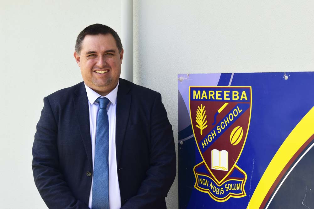 A former Mareeba State High School student, Chris Keating is now the acting principal of the school.