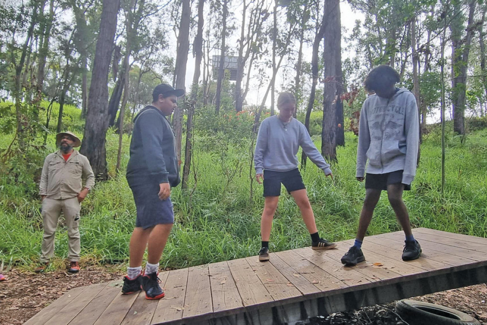 Students from Ravenshoe State School spend time at Tinaroo Camp last term to learn more about leadership.