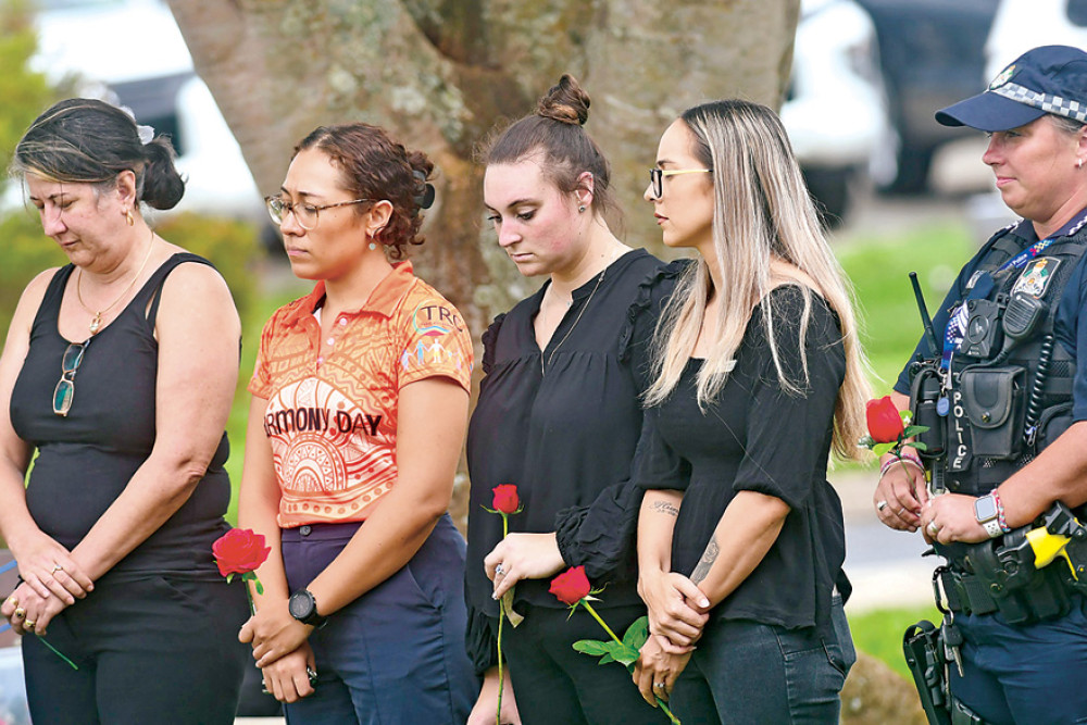 Locals came together to honour the life of Emily Thompson during a Red Rose Rally