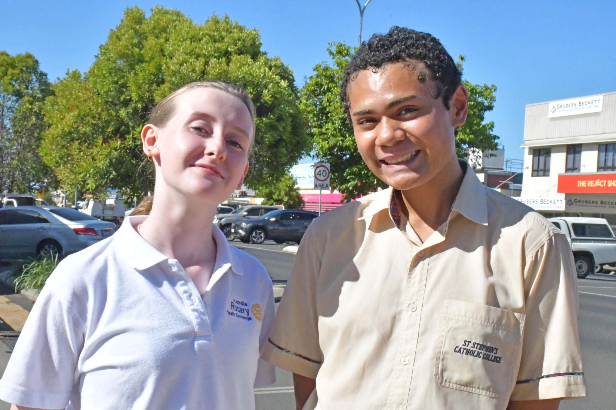 Juliet Radke and Rafael Lalabalavu will have the opportunity to live in another country through the Rotary Youth Exchange Program.