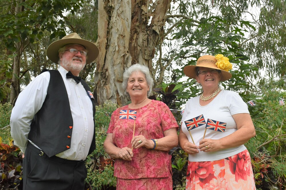 Andreas and Sue Jodner from the Mareeba Animal Refuge and Janice Adil (centre) will be hosting a royal garden party to mark the Queen’s Jubilee and raise funds.