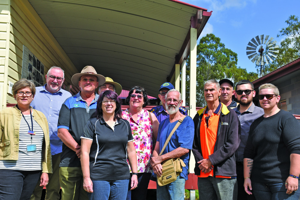 Representatives from Paddy’s Green rural firies, Mareeba men’s shed, Crimestoppers, The Country Music club, SES and Mareeba Heritage Centre gathered to hear the latest about Savannah in the Round from festival director James Dein.