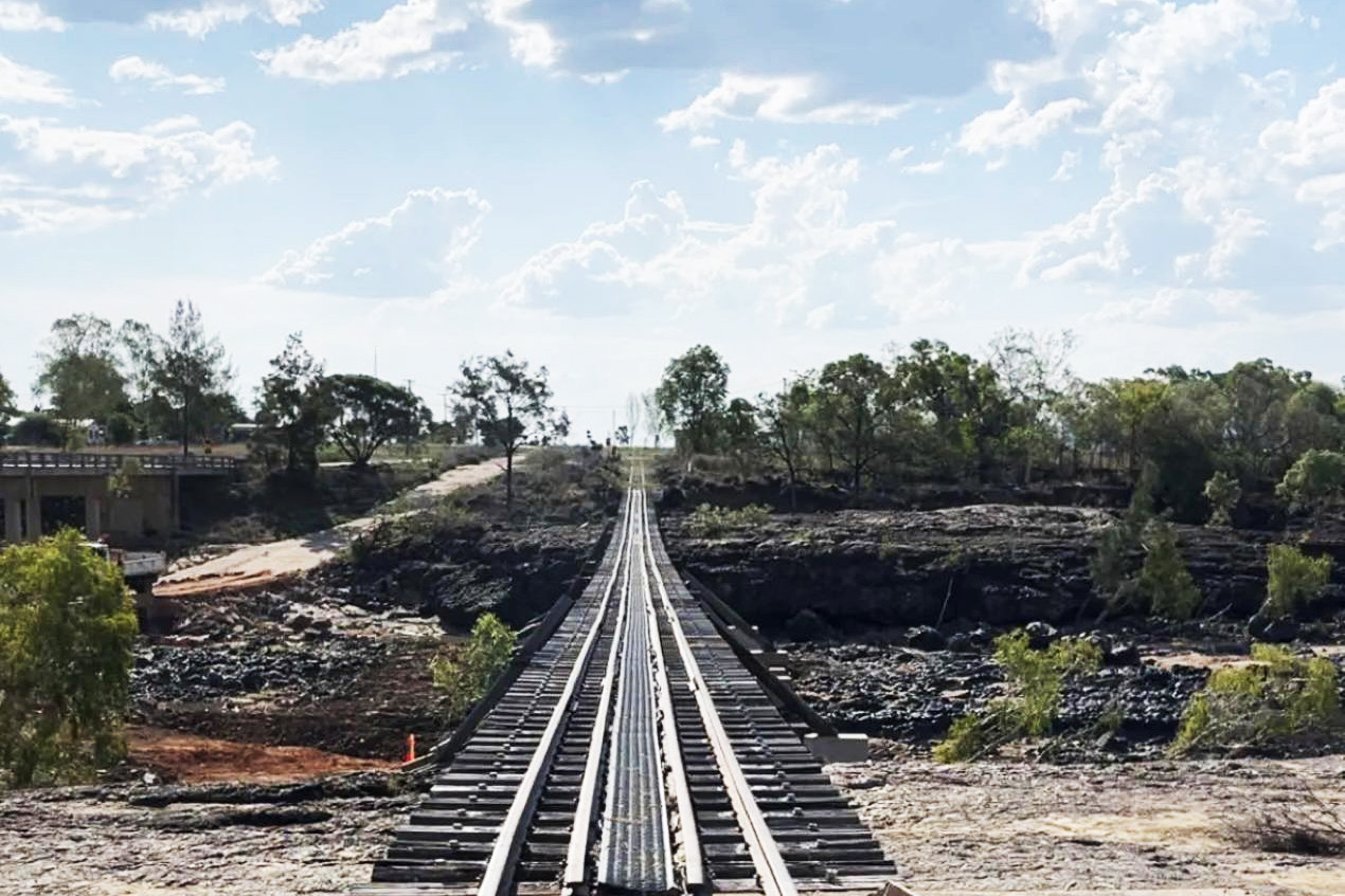 The Copperfield Bridge has been repaired.