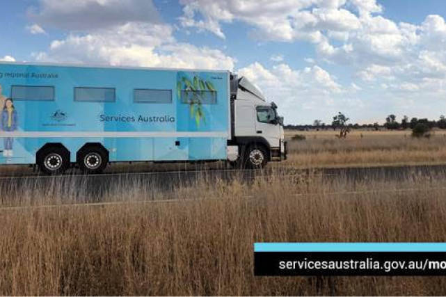 BLUE Gum will visit areas in the Far North next week to offer locals easy access to Centrelink, Medicare and Child Support services.