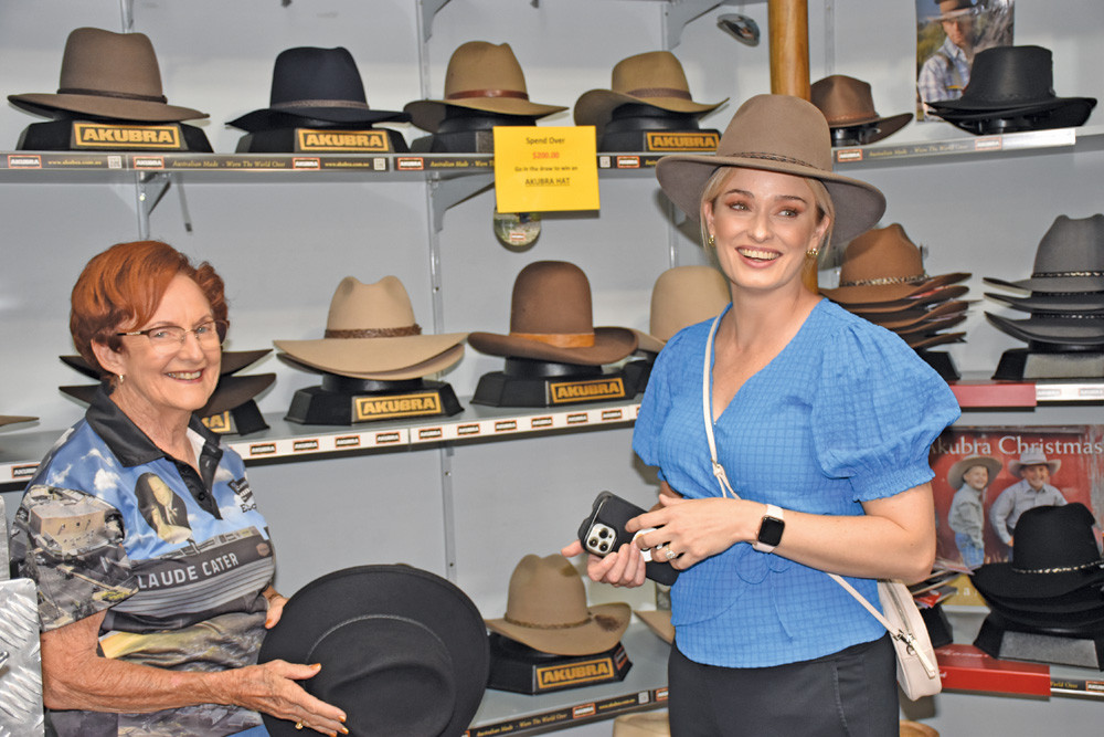 Small Business Commissioner Dominique Lamb met with local business owners such as Pam Cater from Claude Cater’s Mensland which is celebrating 60 years of operation