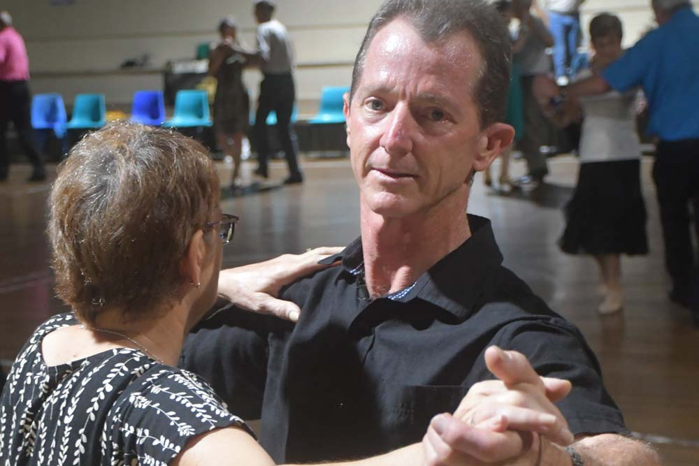 Duncan Buckley is one of many dancers who enjoy weekly gatherings at Merriland Hall.