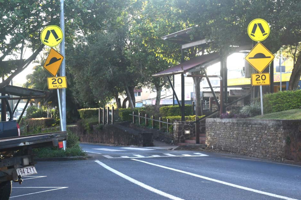 The crossing in front of the Barron Valley Hotel in Atherton does not meet Australian disability standards according to a new report that was tabled at TRC.