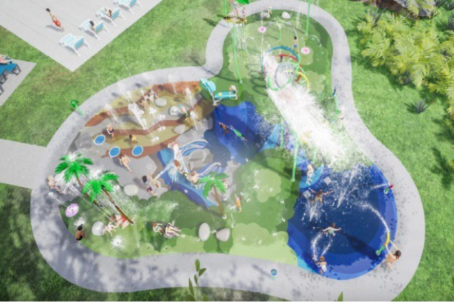 Splash park concept design