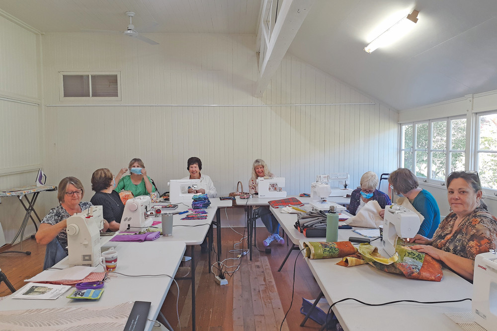 A weekly craft group has become “super sewers”, creating handmade emergency relief bags for Better Together to give to people in need.