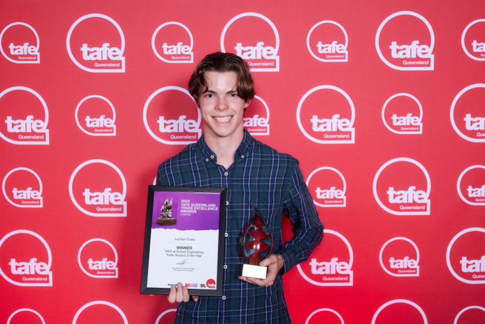 Trade Student of the Year Lachlan Costa.