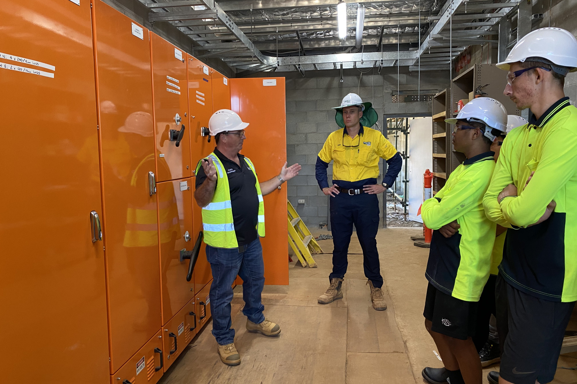 Up and coming tradies were invited along to the Atherton Hospital redevelopment site last Wednesday to ‘Try a Trade’, giving them time off school and time on the job.