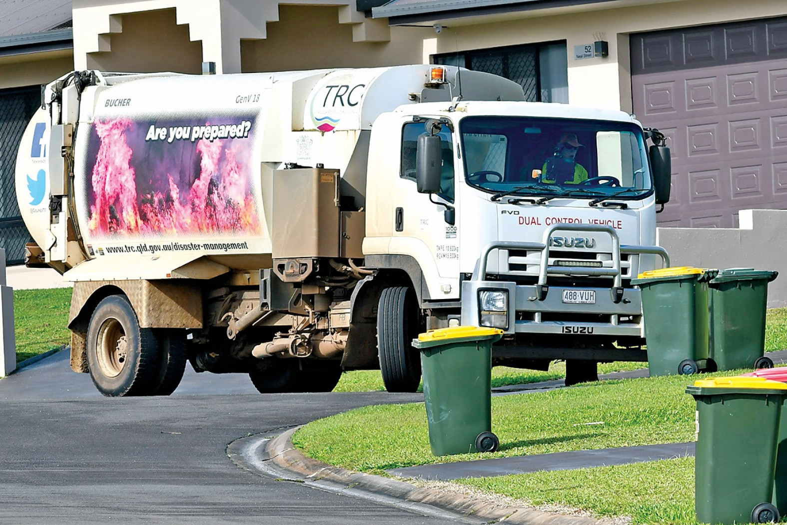TRC will sell off its fleet of waste trucks when a contractor takes over the kerbside collection service in November.