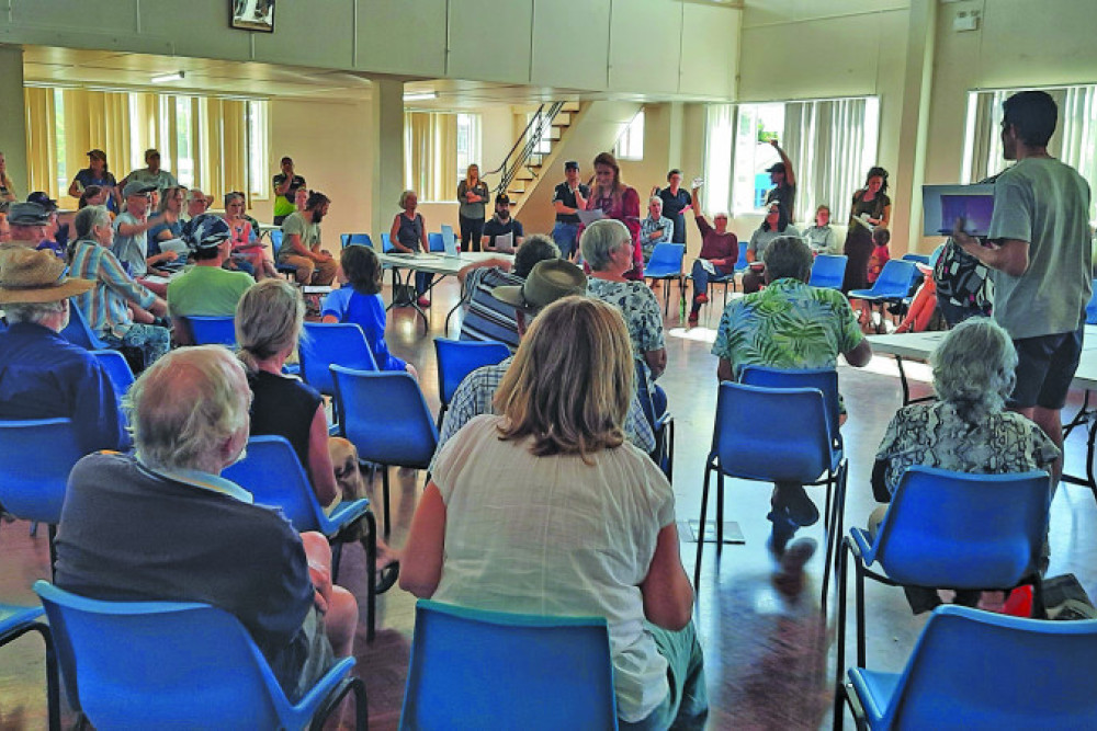 Concerned community members met recently to voice their concerns about the Chalumbin wind farm project but felt unheard by Industrial renewable energy corporation Epuron.
