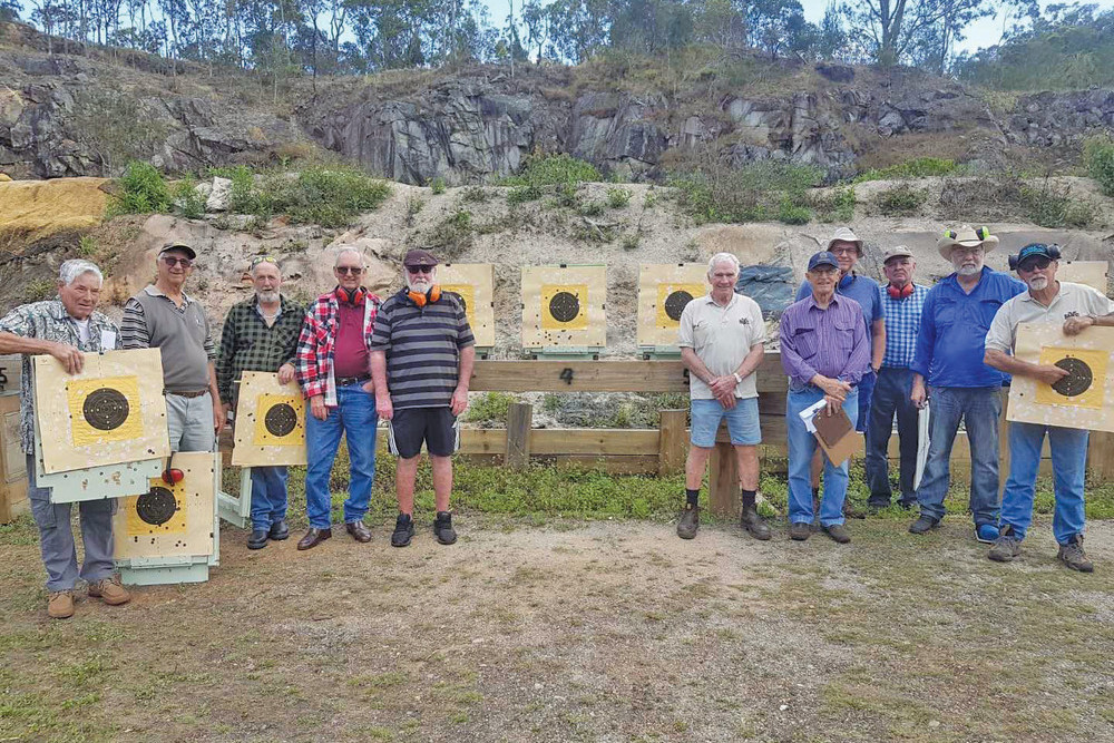 To celebrate securing the Yungaburra Memorial Hall, the Yungaburra Men’s Shed had a pistol shooting day at the Atherton Pistol Club.