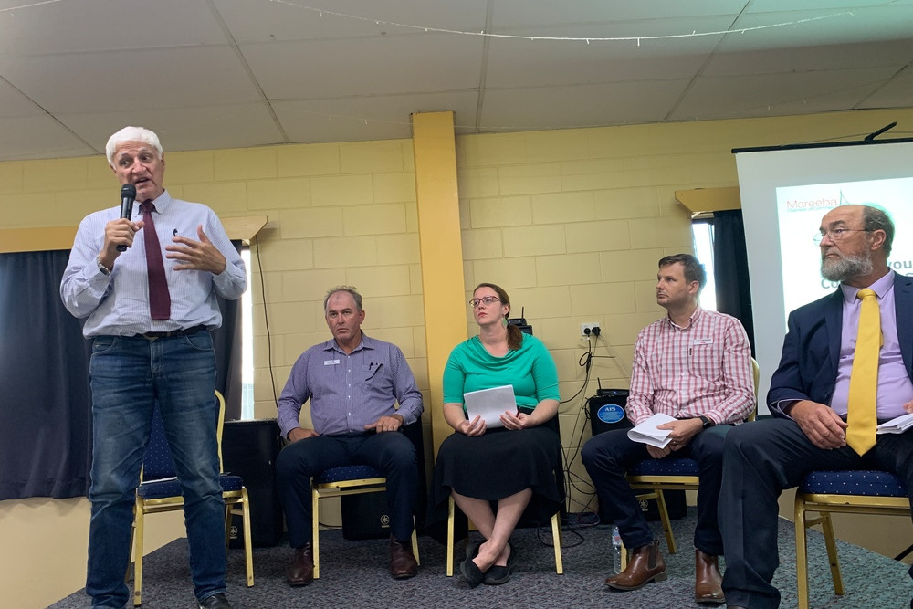 Five of the Candidates for Kennedy at a recent Mareeba election luncheon.