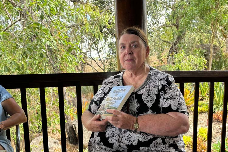 Author Jenny Kroonstuiver at her book launch at Skybury Coffee Plantation on 29 November.