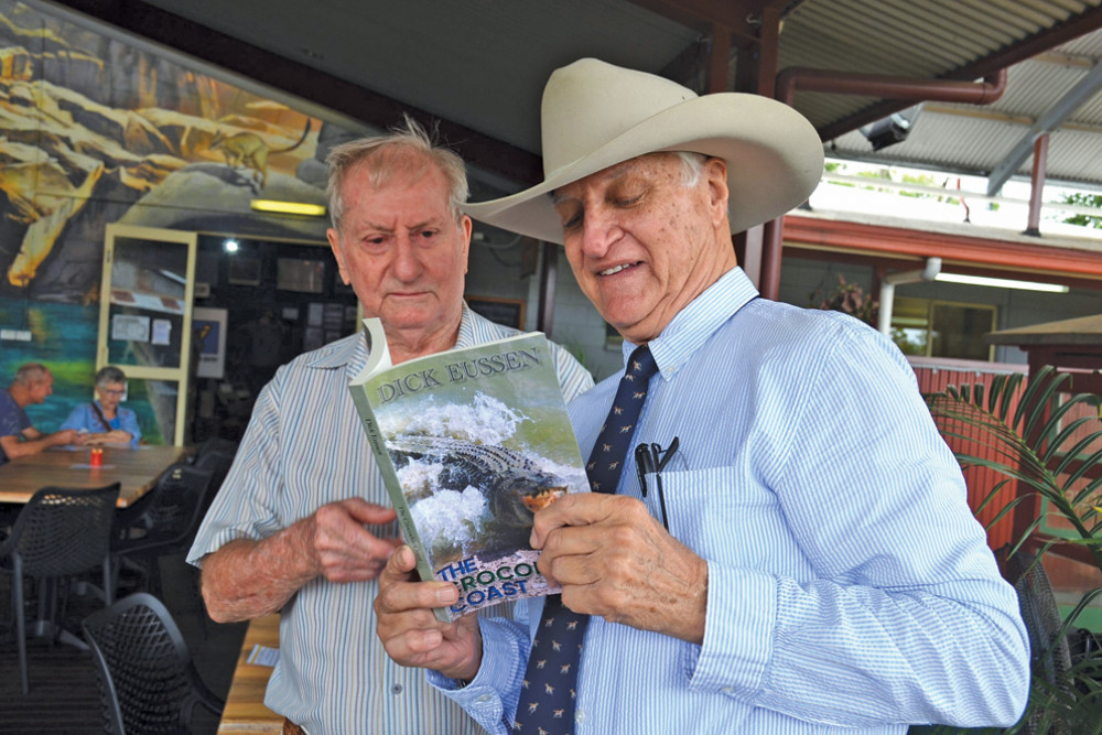 Author Dick Eussen officially launched his book “The Crocodle Coast” with special guest Kennedy MP Bob Katter