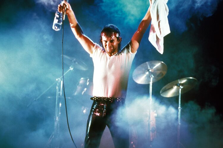 This photo of Cold Chisel’s Jimmy Barnes is part of the pub rock exhibition