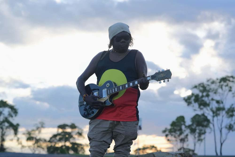 Nathan Rodgers recently performed at the Cairns Music Industry Gathering held at the Tanks Art Centre.