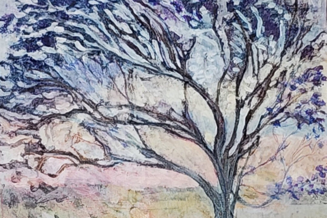 Rose’s paintings – “Jacaranda of Gargans Lane”.