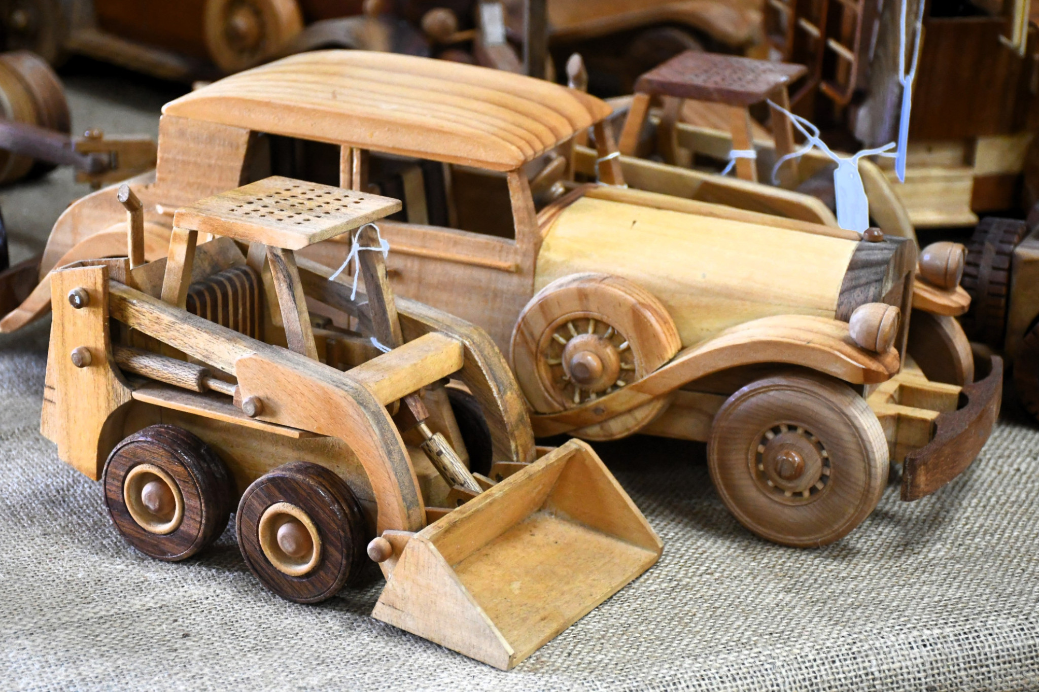 Premium wood craft at Torimba display - feature photo