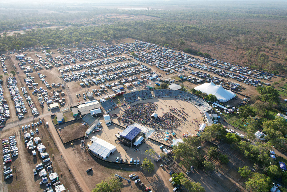 Thousands of people from across the country enjoyed three days and nights of music and fun at the 2022 Savannah in the Round music and camping festival. Photo by Rhys Thomas