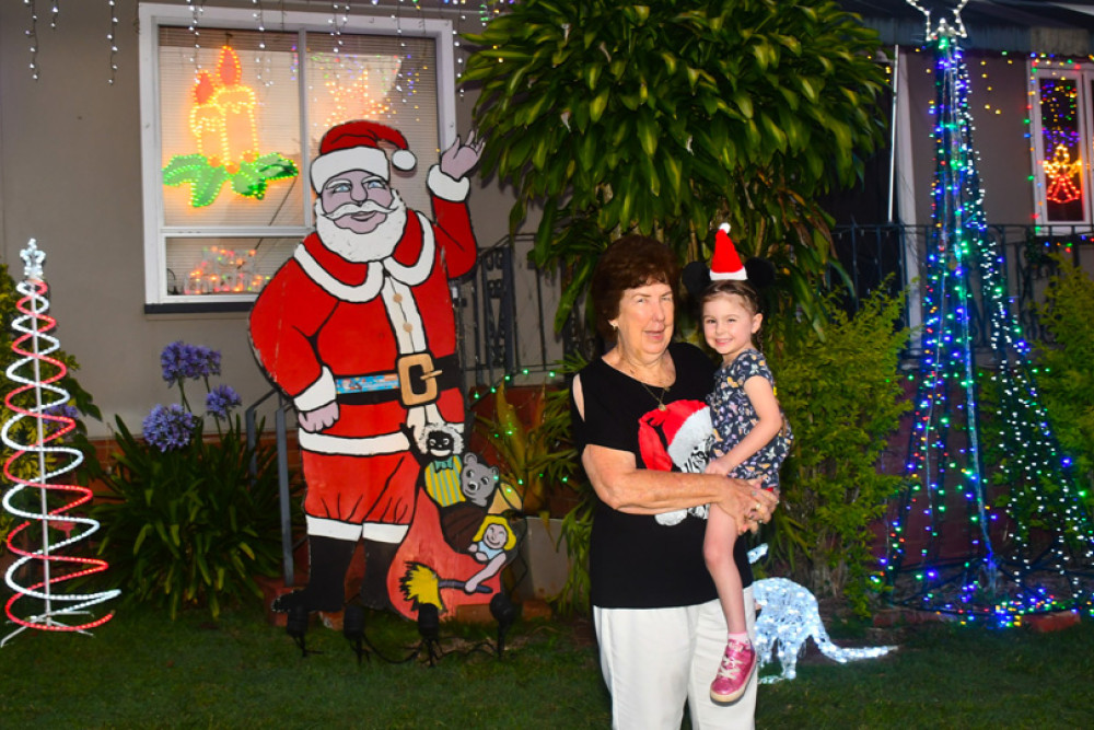 The lights of Christmas can be seen all over the region as locals embrace the festive spirit and enter the Mareeba and Tablelands annual Christmas Lights Competitions. For Guido and Helen Vit, of 2 Fourth Avenue, Atherton, this will be the 16th time they have entered the annual competition. Helen and her great granddaughter Skylar (pictured) spent some time admiring their hard work, with hopes their efforts will win the Tablelands competition.