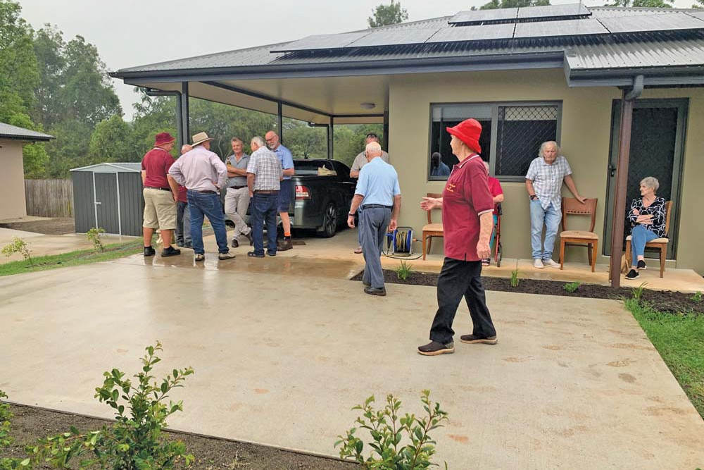 Malanda Lions and community members came together on Friday at the opening of the two new units.